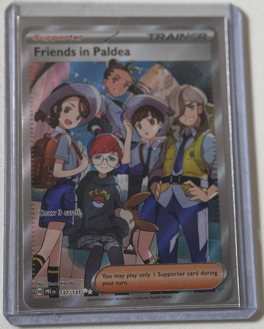 2025 POKEMON PRE EN-PRISMATIC EVOLUTIONS ULTRA RARE FRIENDS IN PALDEA